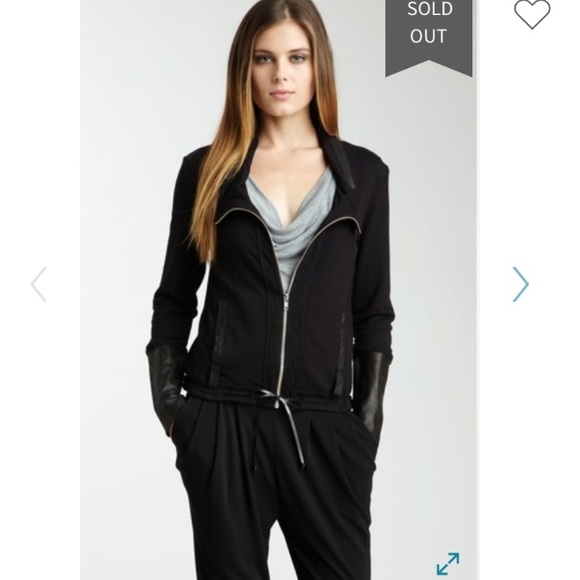 Poleci leather cuffed jacket and maxi skirt set - Picture 2 of 7